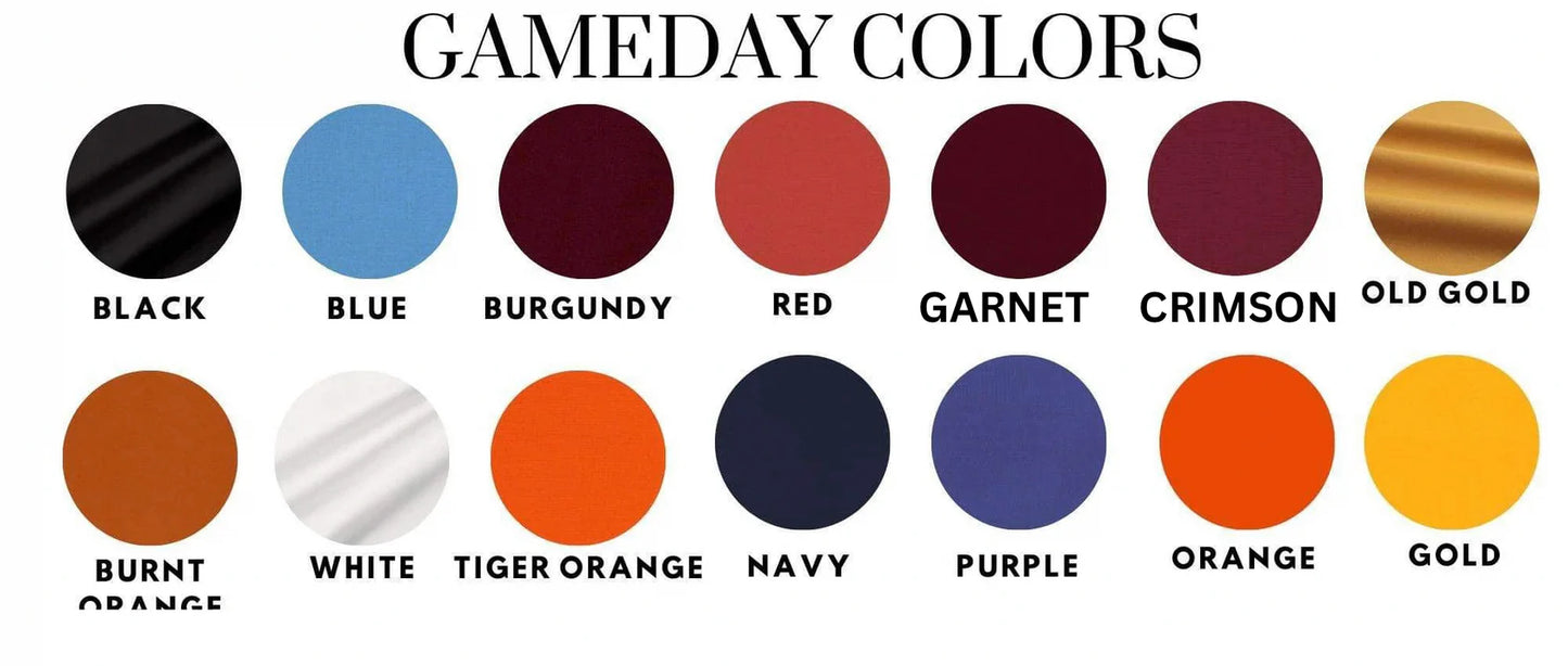 Game Day Wreath Sashes