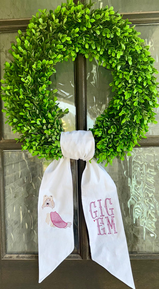 Game Day Wreath Sashes